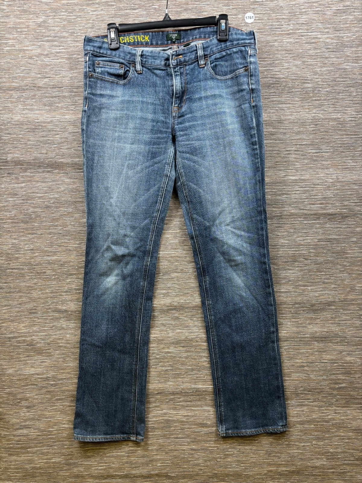 J.Crew Matchstick Skinny Jeans Womens Size 32r Blue Mid Rise Denim Stretch *Read
